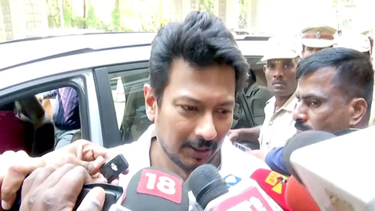 TN's Udhayanidhi Stalin hits back at Pradhan, rejects NEP, three language policy: 'We'll never accept that' TN's Udhayanidhi Stalin hits back at Pradhan, rejects NEP, three language policy: 'We'll never accept that'