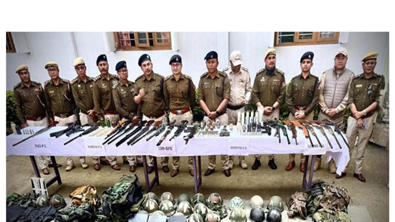 Manipur extends deadline for surrendering illegal arms as security forces recover weapons