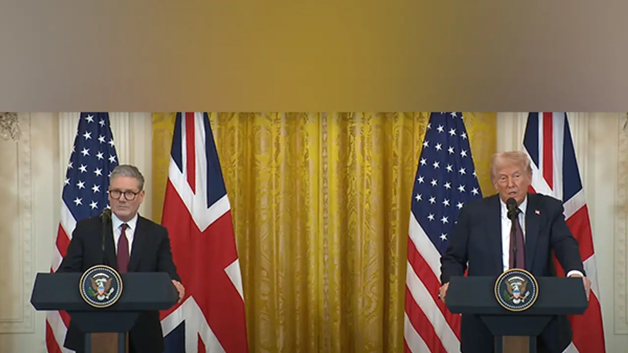 'That's enough': Donald Trump interrupts UK PM, shoots down question on Canada during presser (WATCH)