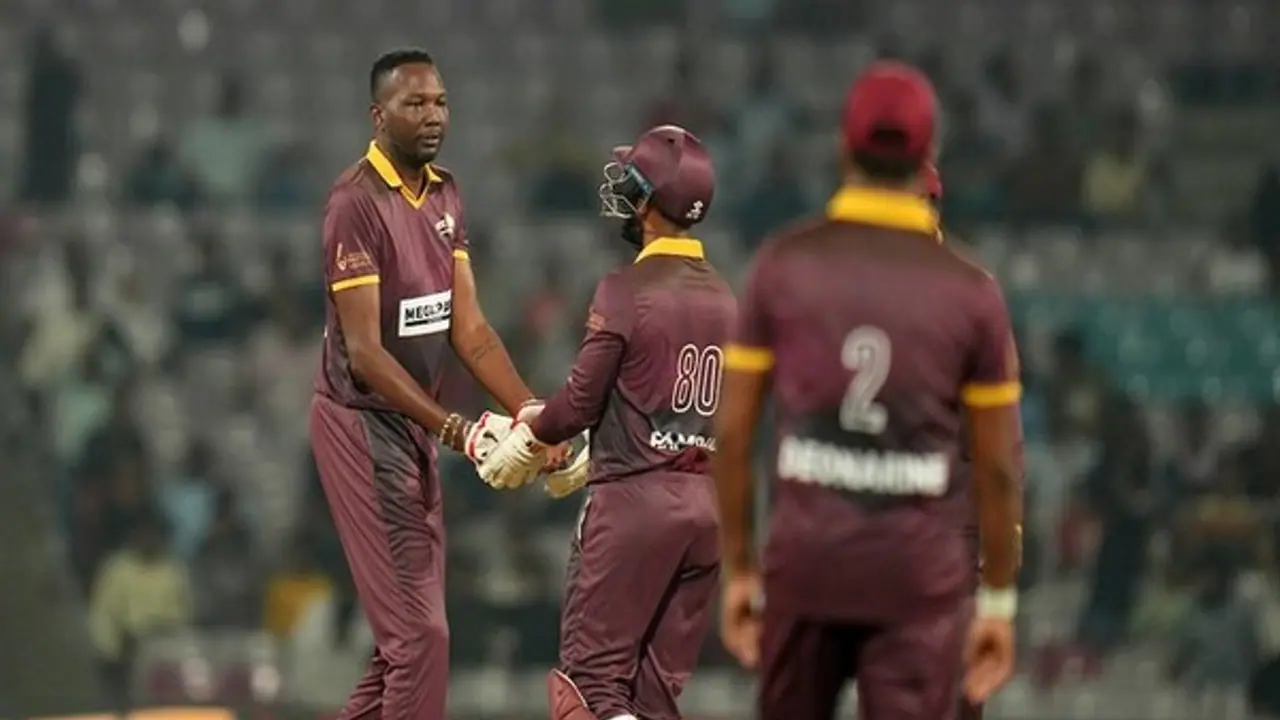 IML 2025: Gayle and Benn's heroics propel West Indies Masters to 8 run win over England Masters IML 2025: Gayle and Benn's heroics propel West Indies Masters to 8 run win over England Masters