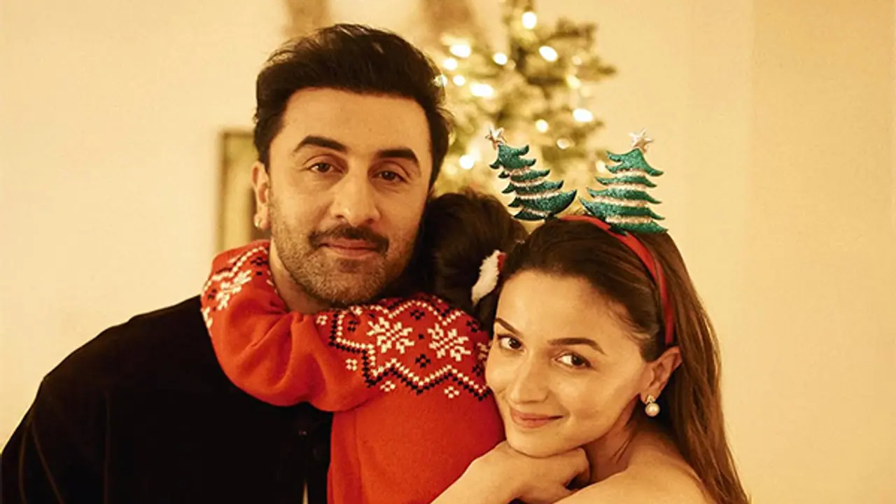 Alia Bhatt, Ranbir Kapoor with Raha Alia Bhatt, Ranbir Kapoor with Raha