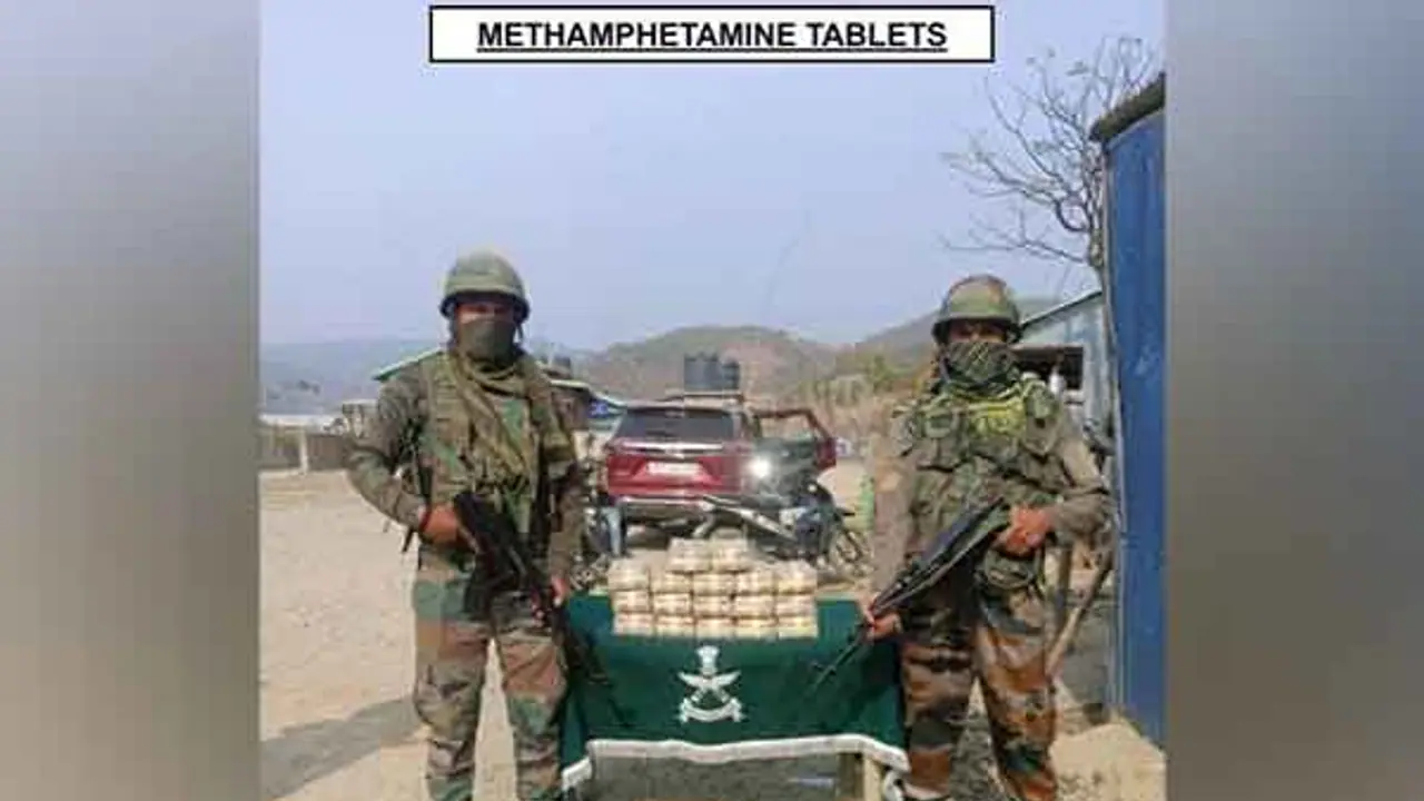 Assam rifles seizes meth worth Rs 60 crore, arrest 3 linked in drug bust