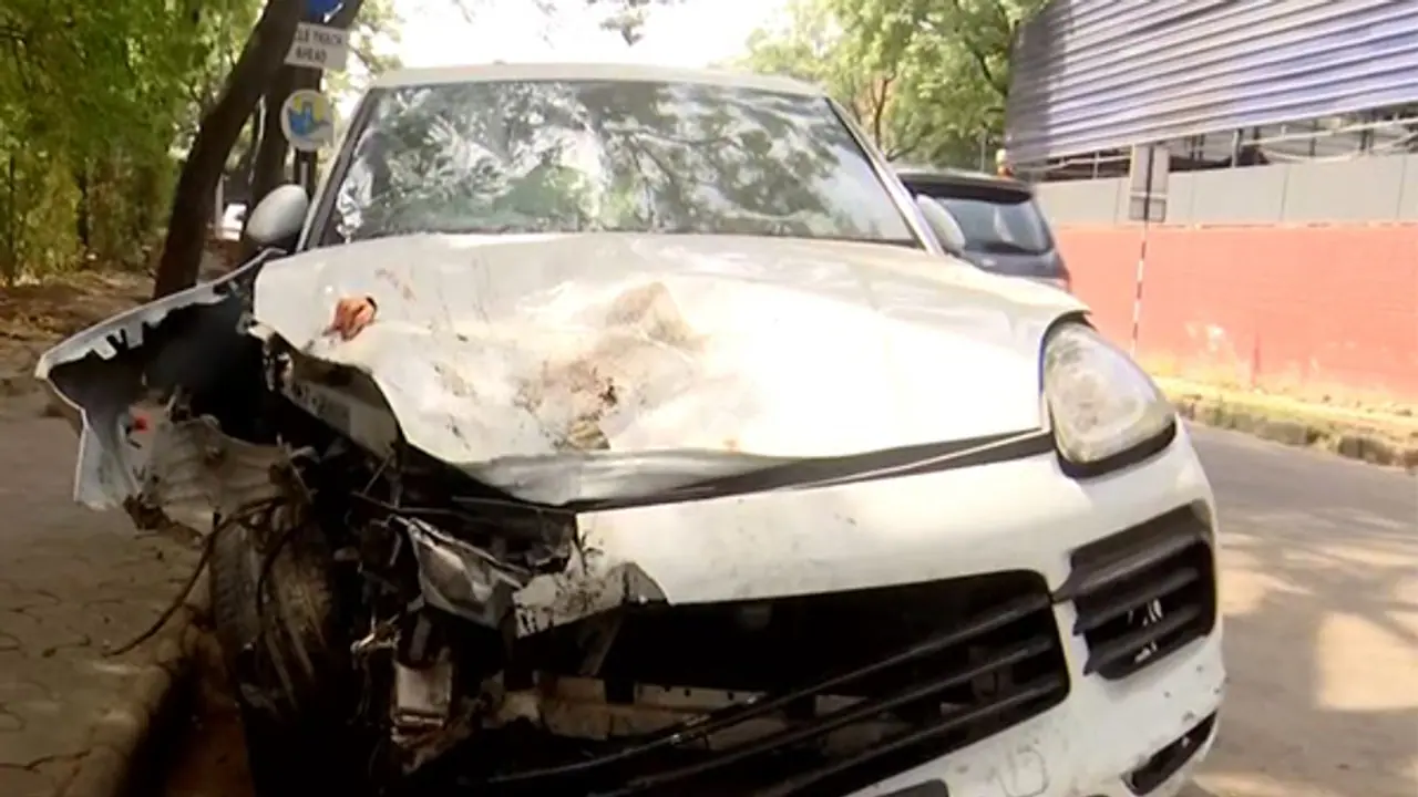 Speeding Porsche crashes in Chandigarh: One killed, two women injured near sector 4