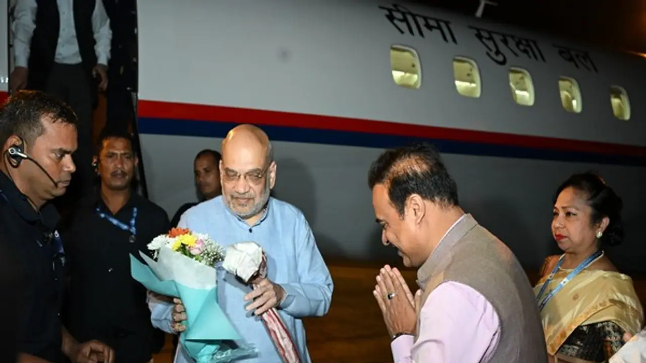 Amit Shah begins 3 day Assam visit; to inaugurate police academy, address Bodo student conference