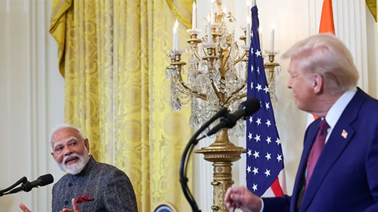 US President Donald Trump shares PM Modi's podcast on 'Truth Social' US President Donald Trump shares PM Modi's podcast on 'Truth Social'