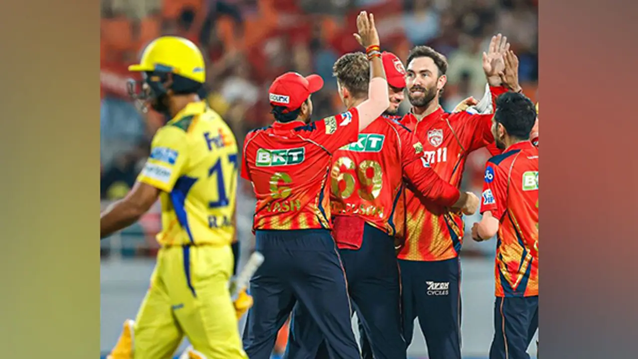 PBKS' Maxwell fined, handed demerit point for IPL code breach vs CSK