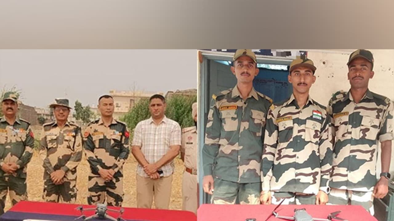 BSF recovers two drones On Punjab border (Photo/X/@BSF_Punjab)