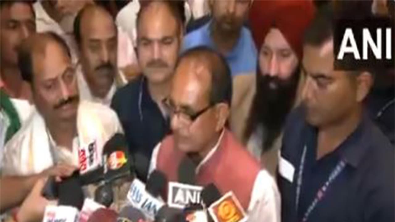 Union Minister Shivraj Singh Chouhan addressing the reporters in Delhi on Monday. (Photo/ANI)