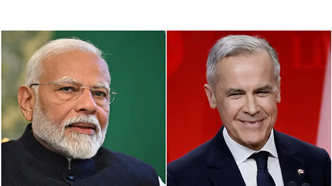 Prime Minister Narendra Modi and Canadian Prime Minister Mark Carney (File Photos/ Reuters)