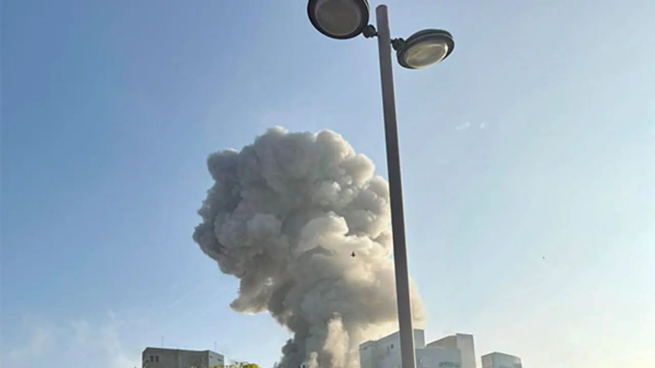 Soroka Hospital in Beersheba hit by Iran (Image: X@IsraelMFA)