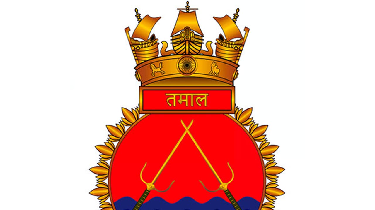 The crest of Indian Navy's frigate, Tamal, set to be commissioned on July 1 (Photo/MoD) The crest of Indian Navy's frigate, Tamal, set to be commissioned on July 1 (Photo/MoD)