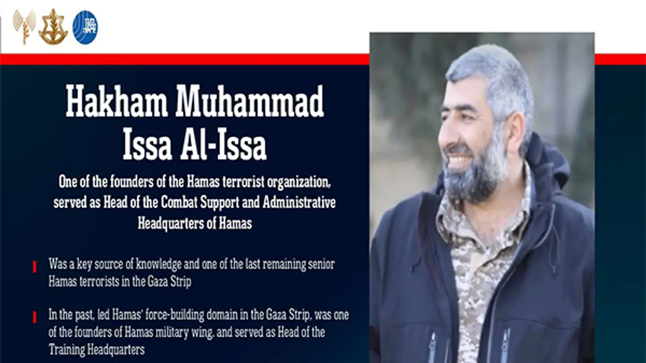 Hakham Muhammad Issa Al-Issa, one of the founders of Hamas’ military wing (Image: X@IDF)