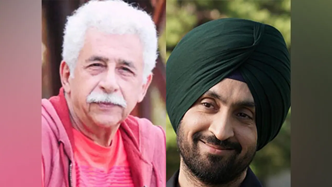 Naseeruddin Shah and Diljit Dosanjh (Photo/Instagram@diljitdosanjh)