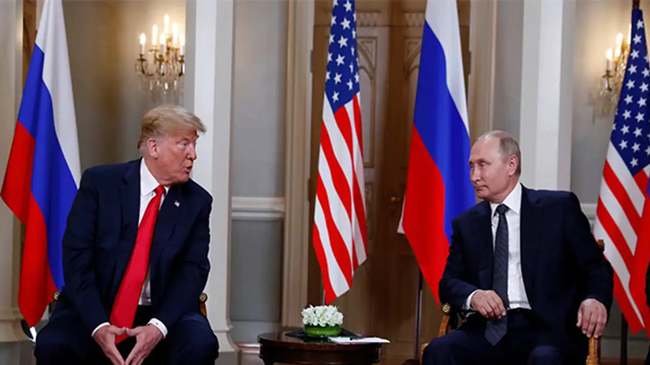 US President Donald Trump (on left) and Russian President Vladimir Putin (on right) (Source: Reuters)