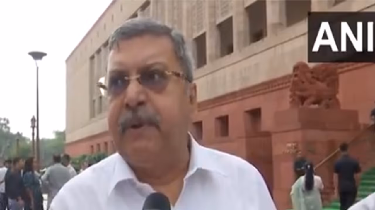 "BJP is torturing Bengalis": TMC MP Kalyan Banerjee says outside the Parliament premises. (PhotoANI)