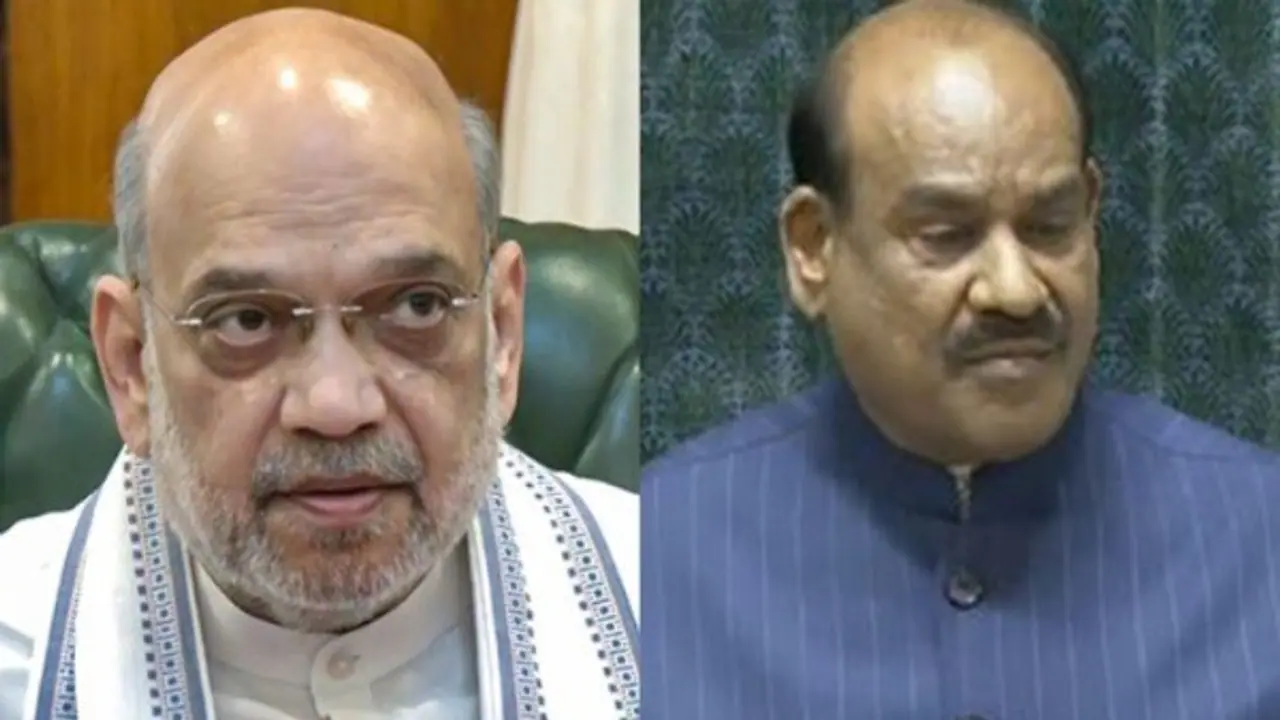 Union Home Minister Amit Shah and Lok Sabha Speaker Om Birla (Photo/ANI)
