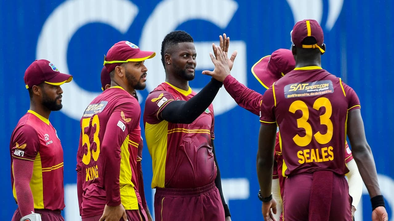 West Indies team. (Photo: ANI)
