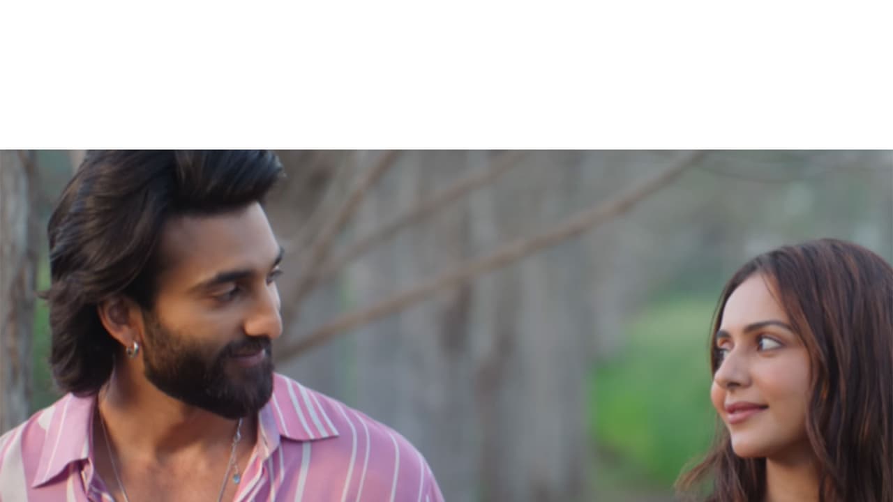 Meezaan Jafri and Rakul Preet Singh (Image source: YouTube@T Series)