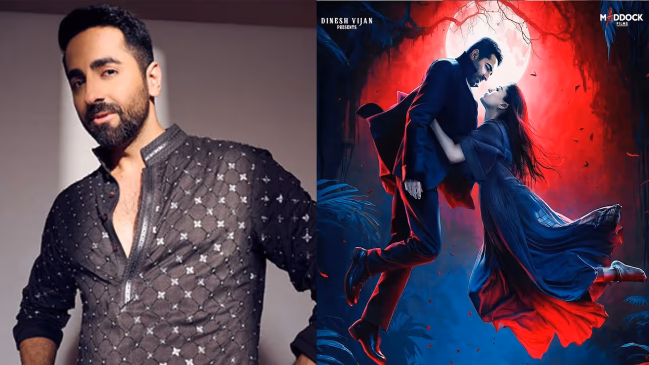 Ayushmann Khurrana (Photo/instagram/@ayushmannk),Thamma poster (Photo : Instagram/@maddockfilms)