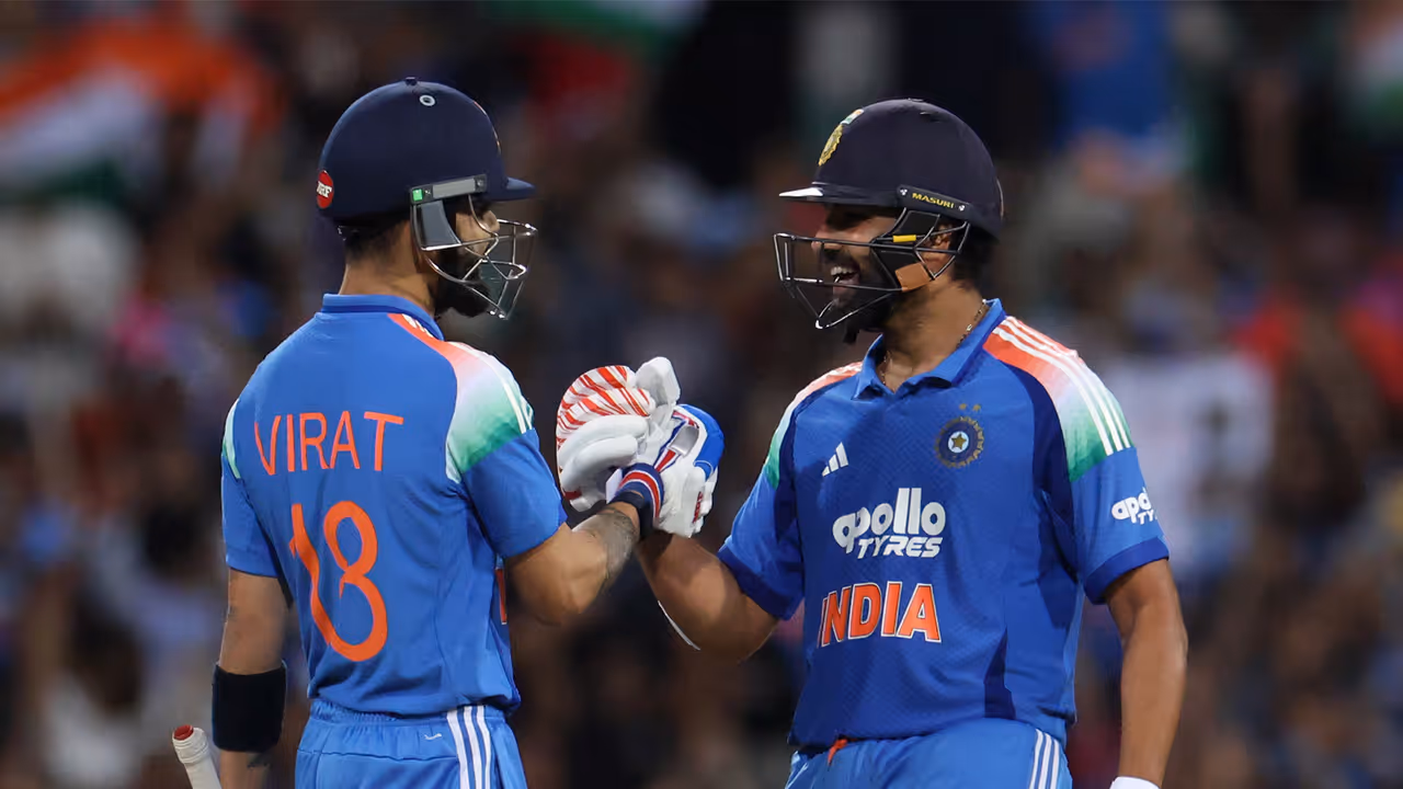 Indian batters Rohit Sharma and Virat Kohli (Photo: ANI)