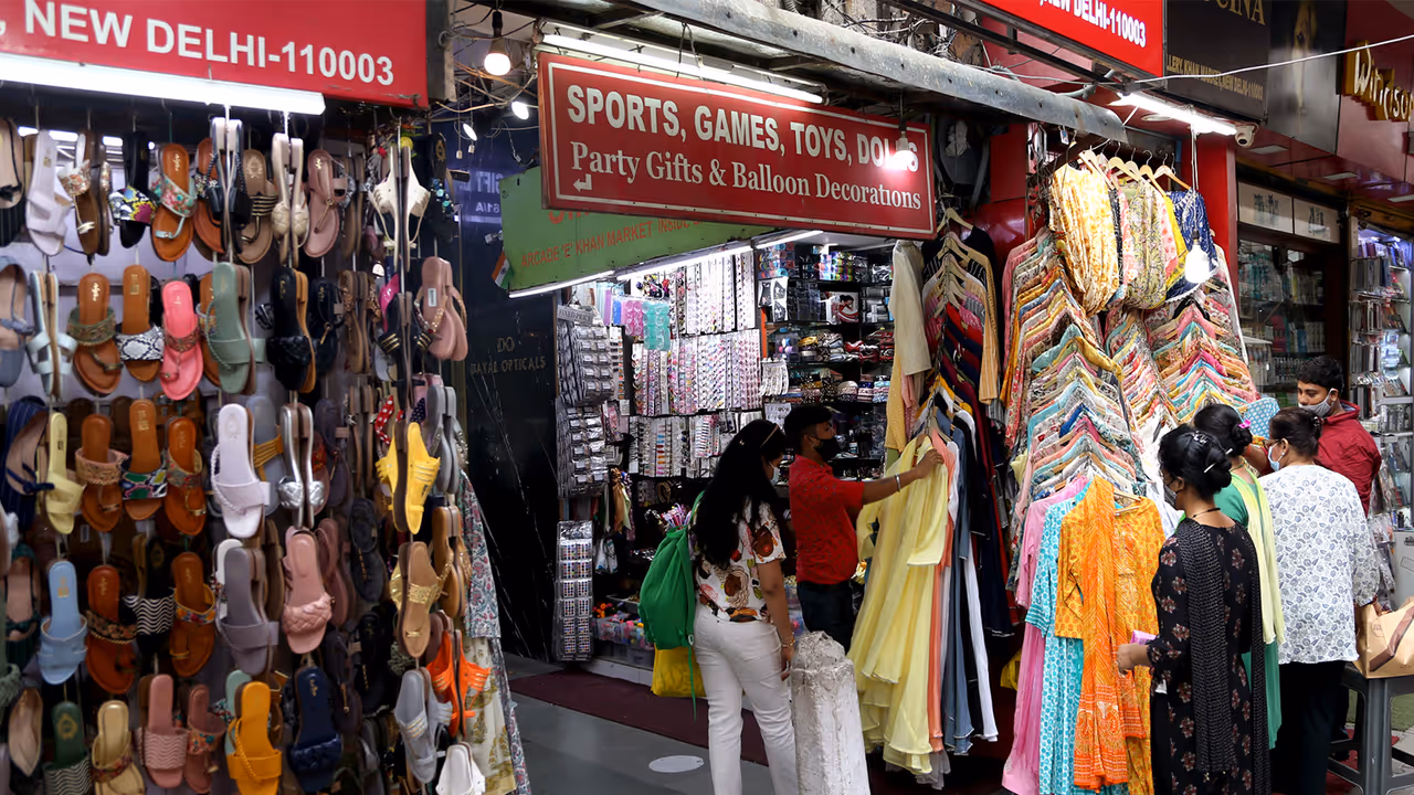 Representative Image of a market in Delhi (File Photo/ANI)