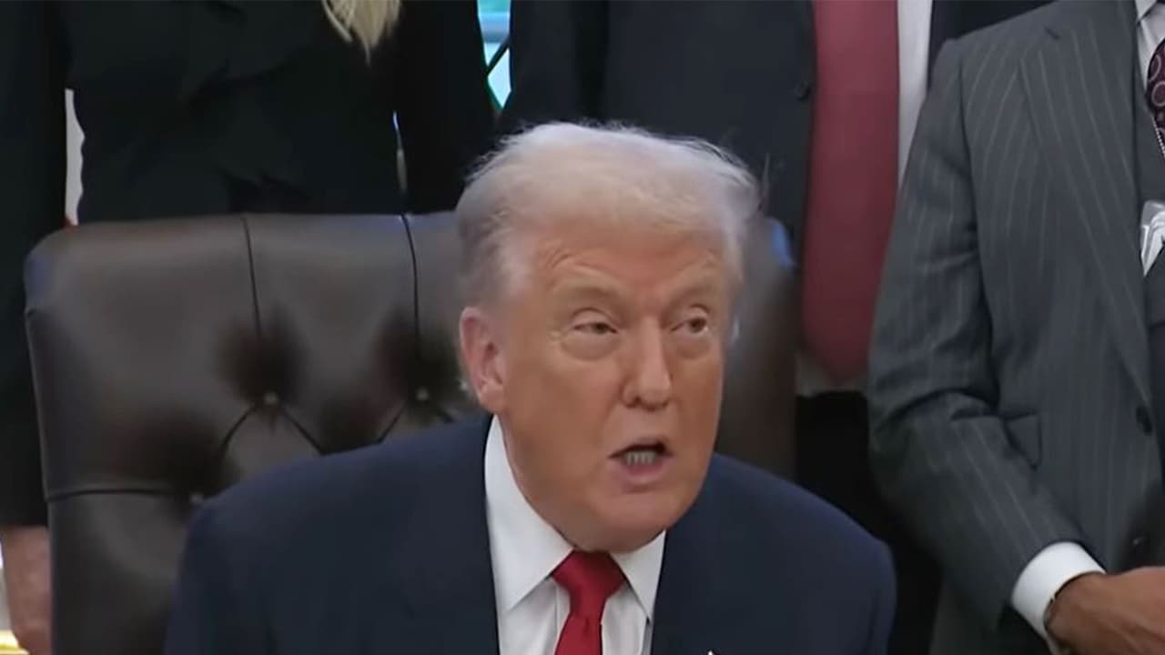 US President Donald Trump (Image Source: The White House/YouTube)
