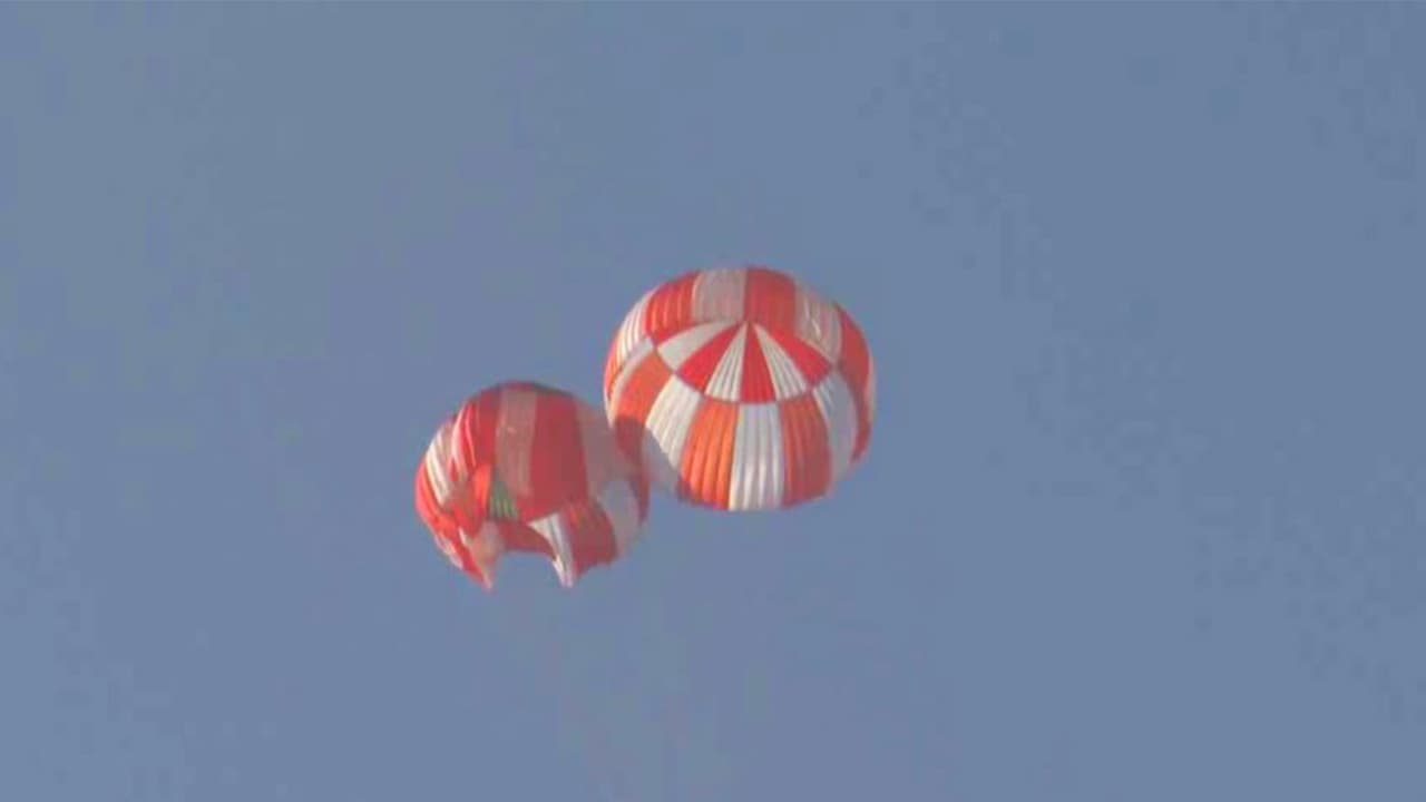 Visuals of the IMAT test by ISRO in Uttar Pradesh (Photo/X @ISRO) Visuals of the IMAT test by ISRO in Uttar Pradesh (Photo/X @ISRO)