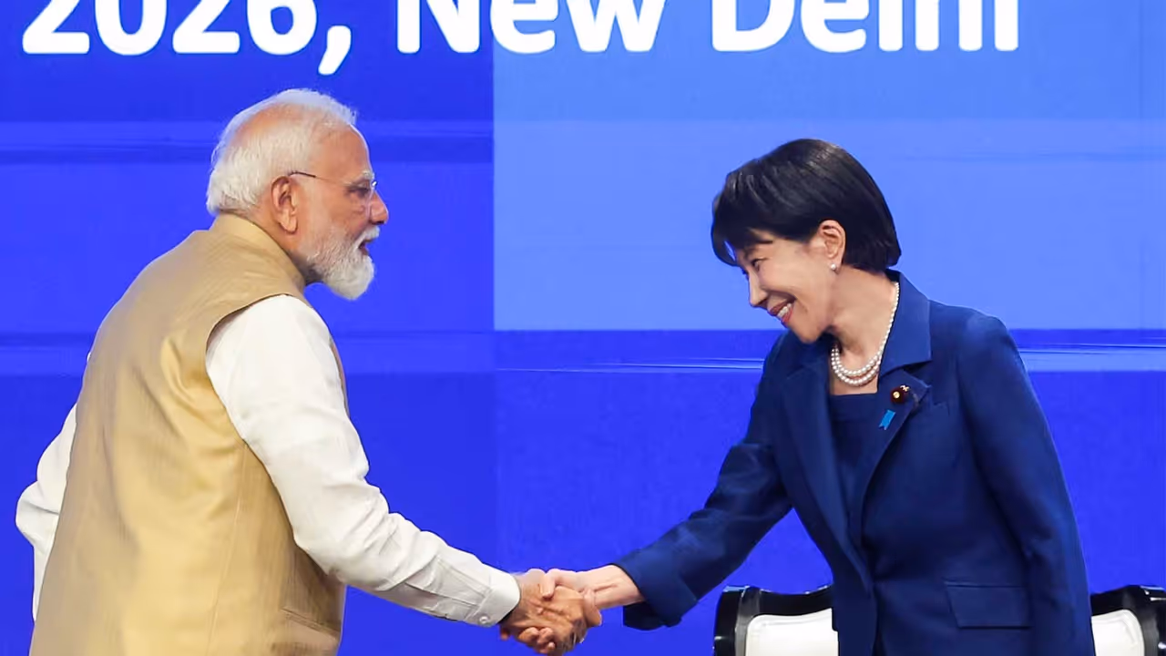 Prime Minister Narendra Modi with Japanese counterpart Sanae Takaichi (Photo/ANI) Prime Minister Narendra Modi with Japanese counterpart Sanae Takaichi (Photo/ANI)