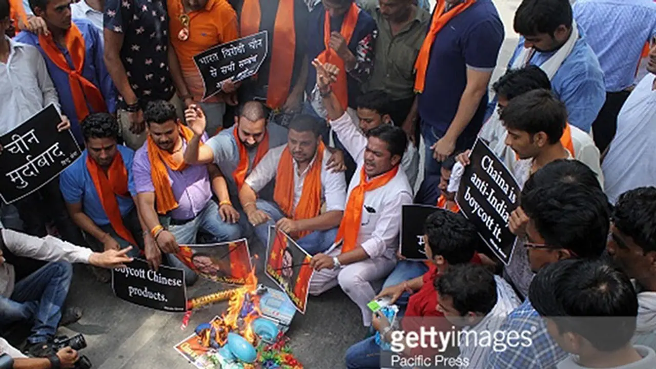 "Boycott China" activists protest after India loses NSG membership "Boycott China" activists protest after India loses NSG membership
