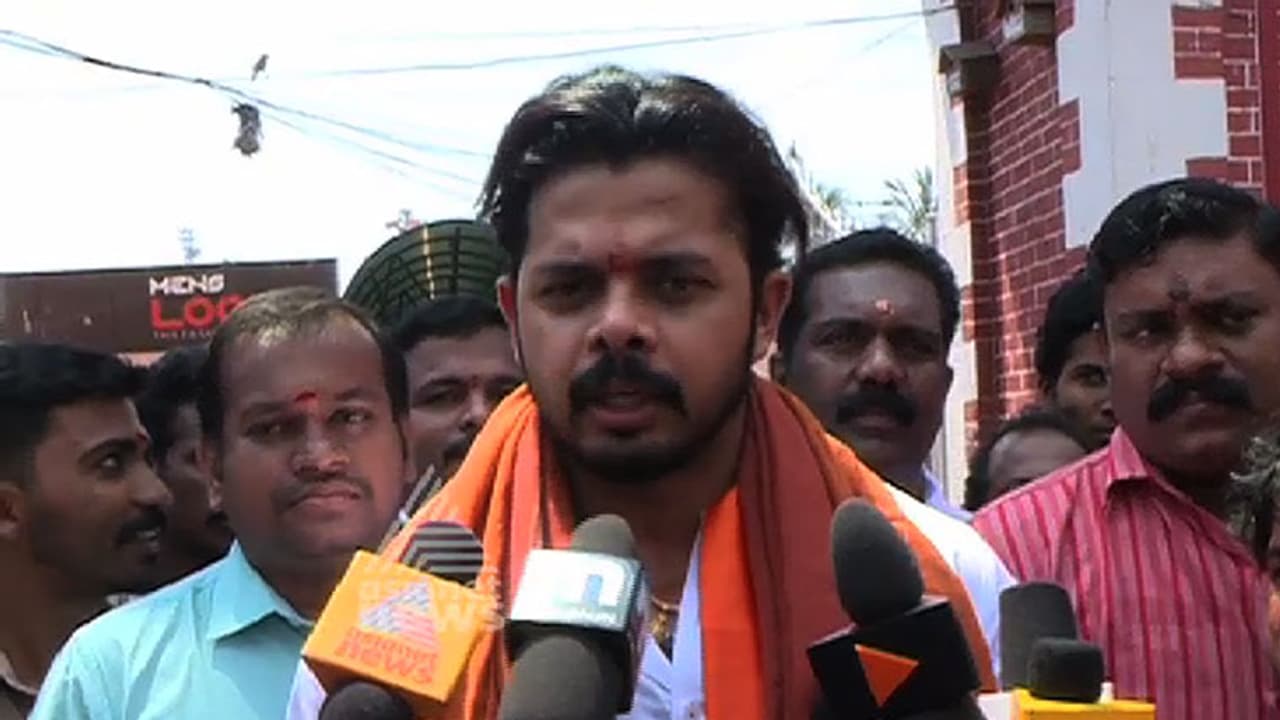 Sreesanth's debut in triangular contest of Kerala polls Sreesanth's debut in triangular contest of Kerala polls