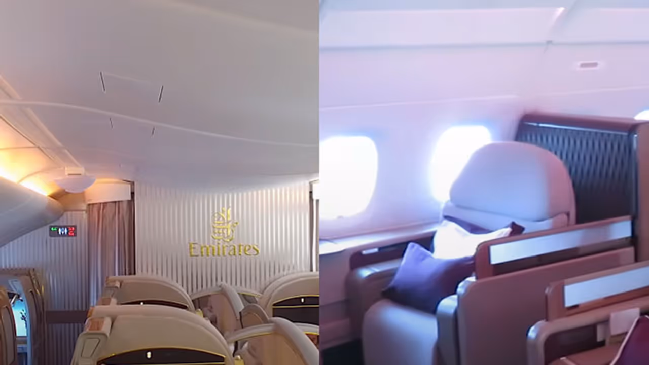 This is what swanky first class suites look like in these flights This is what swanky first class suites look like in these flights