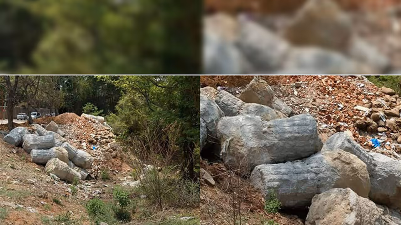 Bengaluru Metro under scanner after cement pillars found in lake Bengaluru Metro under scanner after cement pillars found in lake