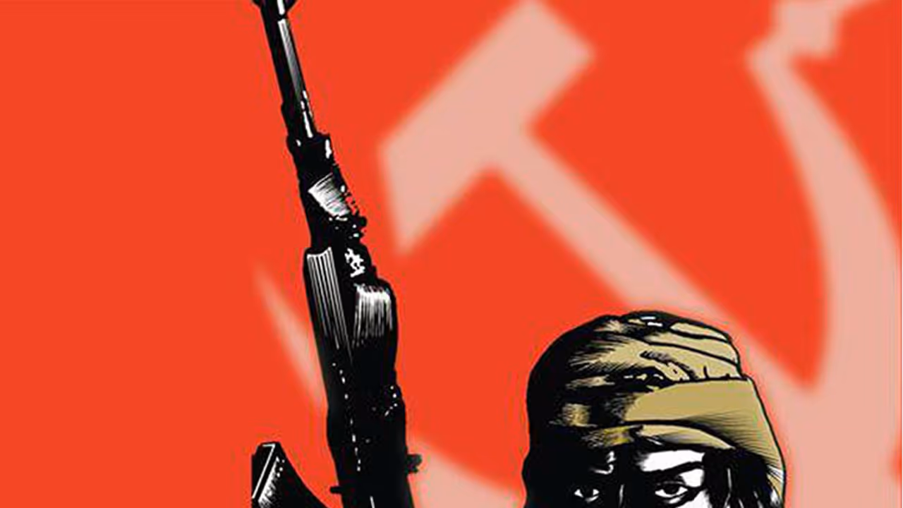Armed Maoists take out march past at Nilambur in Kerala