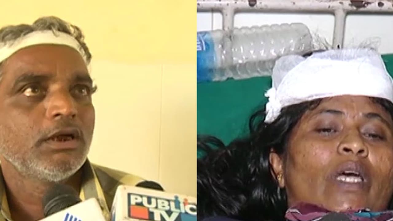 ಬುದ್ಧಿ ಹೇಳಿದ್ದಕ್ಕೆ ದಂಪತಿ ಮೇಲೆ ಹಲ್ಲೆ ನಡೆಸಿದ ಅಪ್ಪ, ಮಗ ಬುದ್ಧಿ ಹೇಳಿದ್ದಕ್ಕೆ ದಂಪತಿ ಮೇಲೆ ಹಲ್ಲೆ ನಡೆಸಿದ ಅಪ್ಪ, ಮಗ