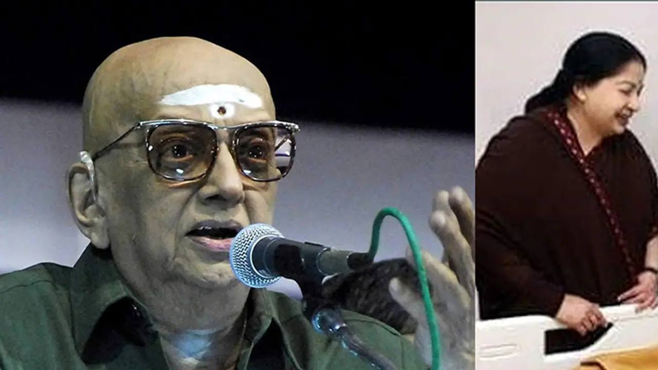 Jayalalithaa, Cho Ramaswamy a friendship that lasted more than 50 years! Jayalalithaa, Cho Ramaswamy a friendship that lasted more than 50 years!