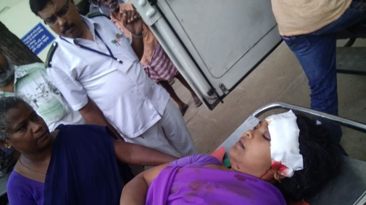 வீடு புகுந்து ஆசிரியைக்கு அரிவாள் வெட்டு... மர்ம நபர்களுக்கு வலைவீச்சு! வீடு புகுந்து ஆசிரியைக்கு அரிவாள் வெட்டு... மர்ம நபர்களுக்கு வலைவீச்சு!