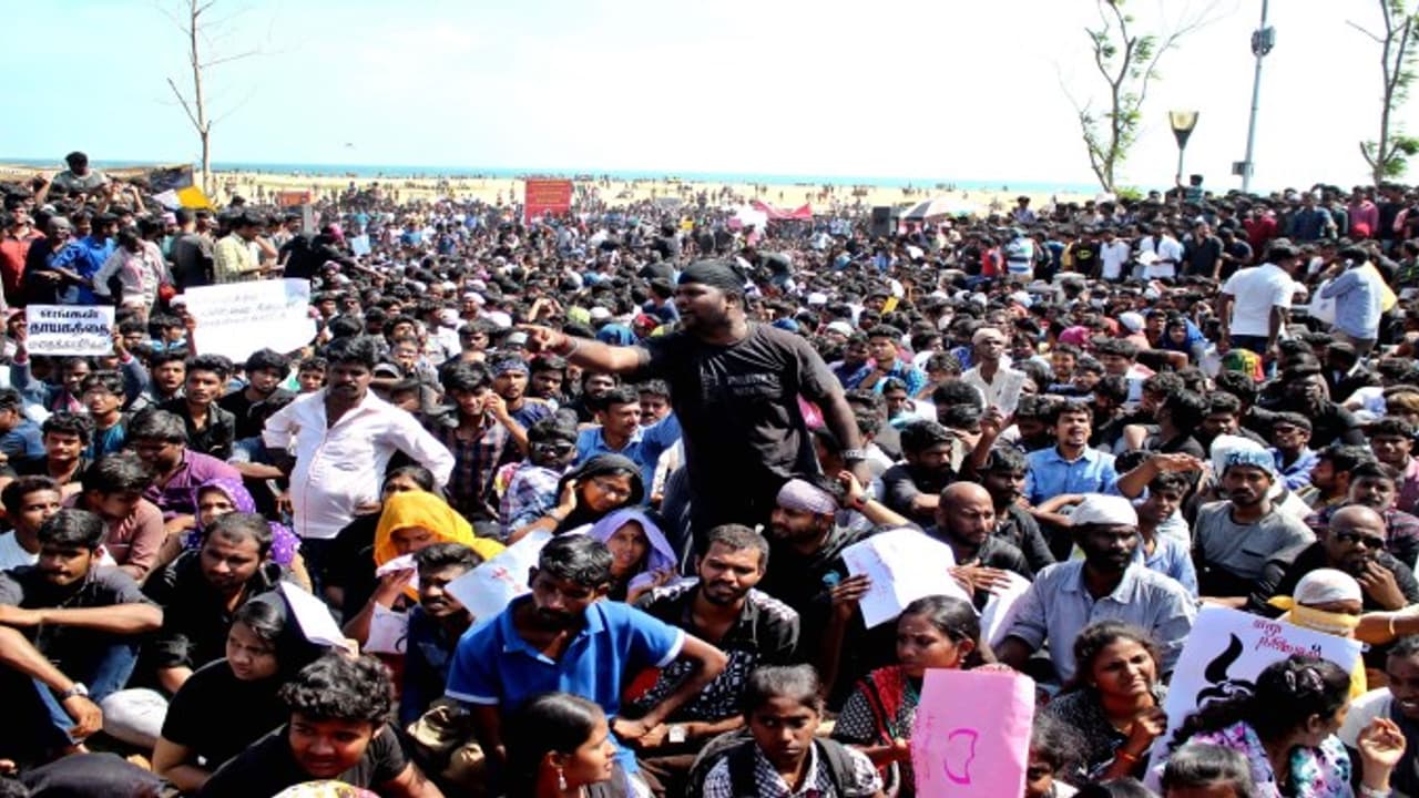 கடல் அலையை மறைத்த மனித தலைகள் – கண்ணியத்தை காக்கும் கல்லூரி மாணவர்கள் கடல் அலையை மறைத்த மனித தலைகள் – கண்ணியத்தை காக்கும் கல்லூரி மாணவர்கள்