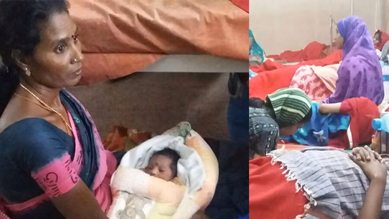 Vani Vilas Hospital's maternity ward overflows, mothers sleep on floors Vani Vilas Hospital's maternity ward overflows, mothers sleep on floors