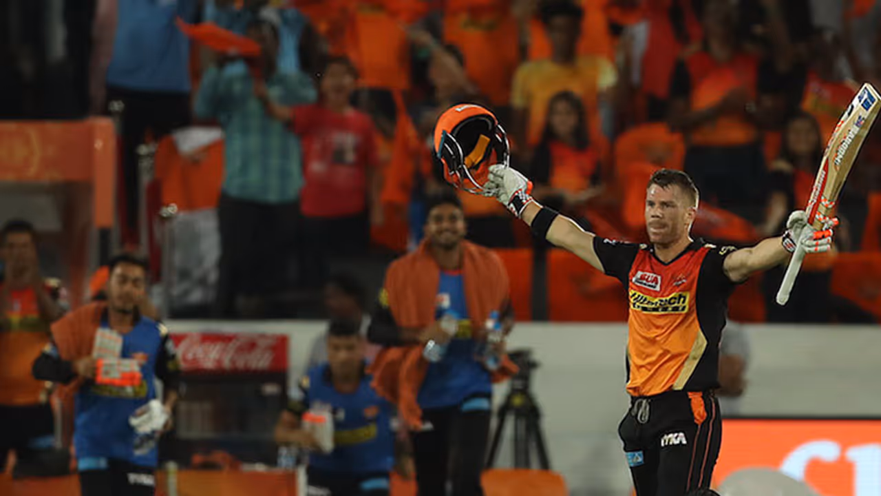 David Warner's 43 ball hundred powers SRH to a comprehensive victory