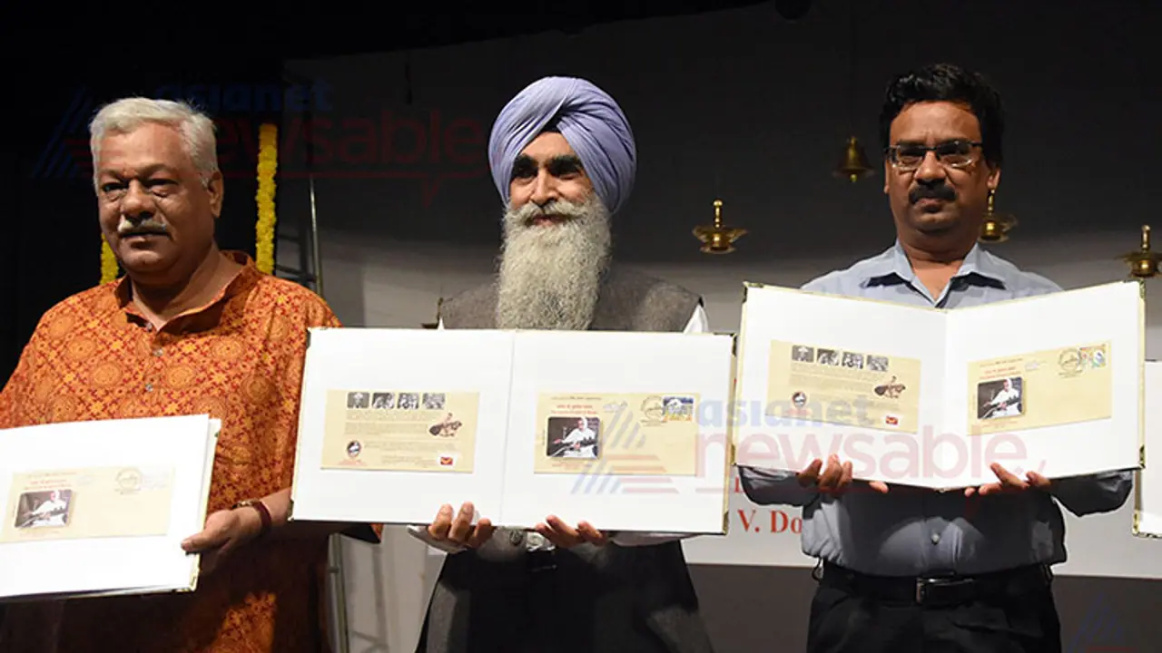 Postal department dedicates special cover in honour of Veena Maestro Doreswamy Iyengar