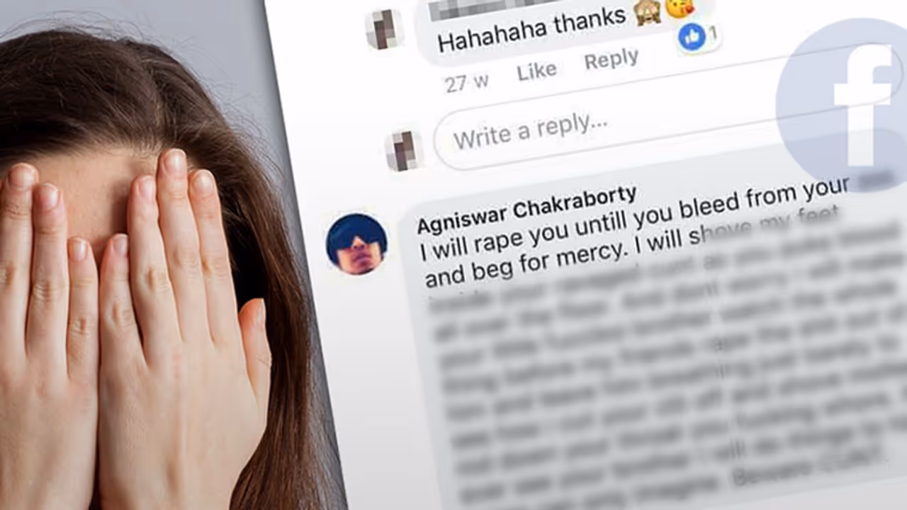 Kolkata boy's rape threat to a girl on Facebook will give you the chills Kolkata boy's rape threat to a girl on Facebook will give you the chills