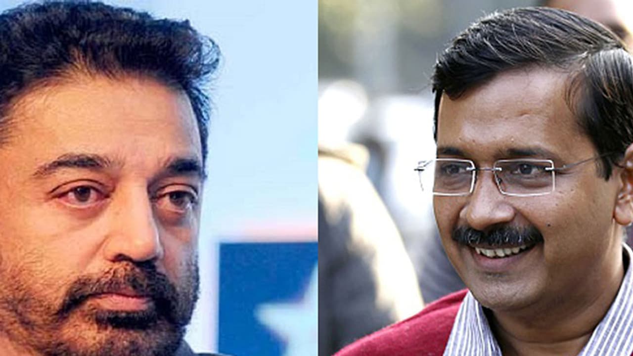 Arvind Kejriwal to meet Kamal Haasan today Arvind Kejriwal to meet Kamal Haasan today