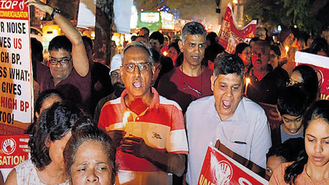 Here’s why Indiranagar residents resorted to silent protest march Here’s why Indiranagar residents resorted to silent protest march