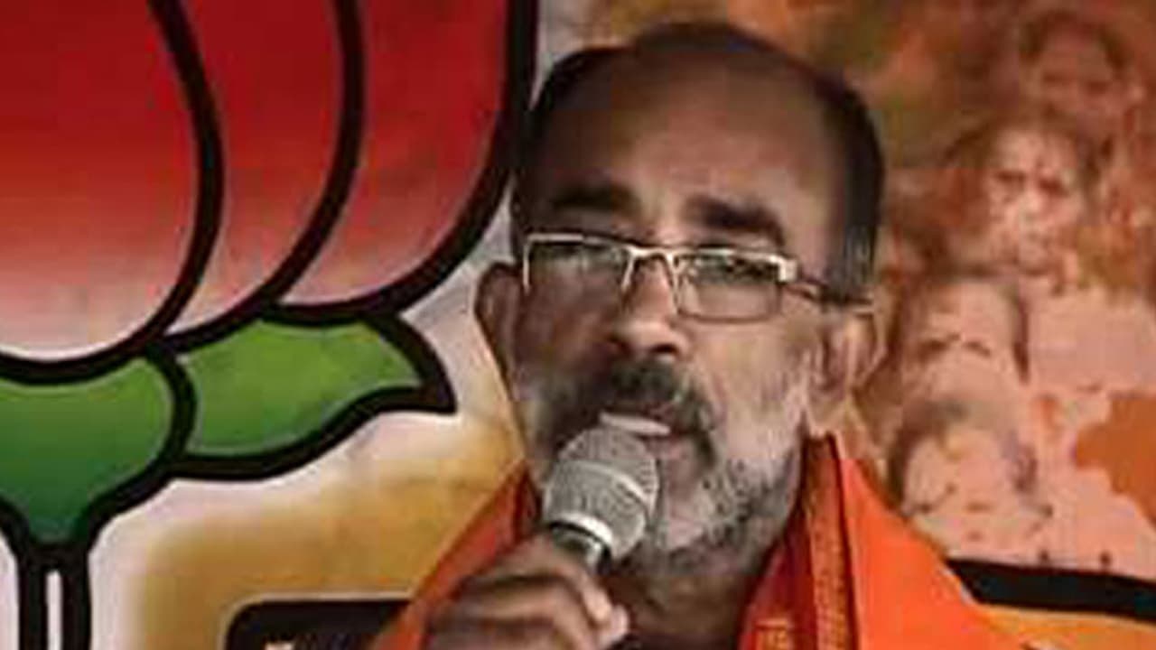 Alphons Kannanthanam files nomination for Rajya Sabha bypoll Alphons Kannanthanam files nomination for Rajya Sabha bypoll