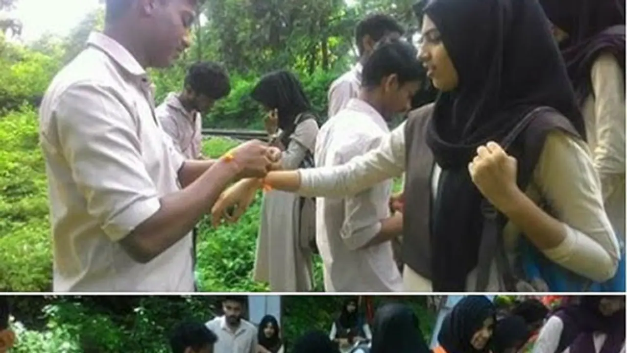 Muslim girls targeted for celebrating Raksha Bandhan by Mangaluru based Facebook page Muslim girls targeted for celebrating Raksha Bandhan by Mangaluru based Facebook page