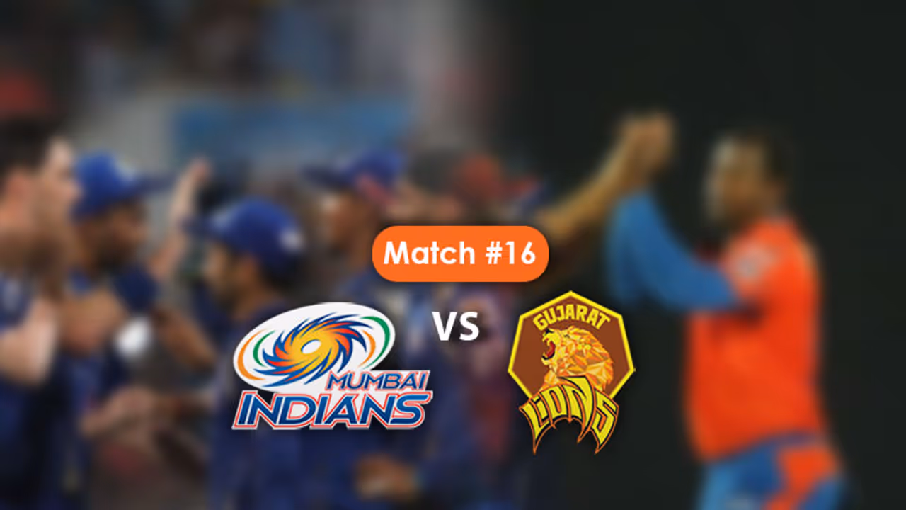 IPL 2017 Match 16 Mumbai Indians vs Gujarat Lions: Preview, team news and likely XIs IPL 2017 Match 16 Mumbai Indians vs Gujarat Lions: Preview, team news and likely XIs