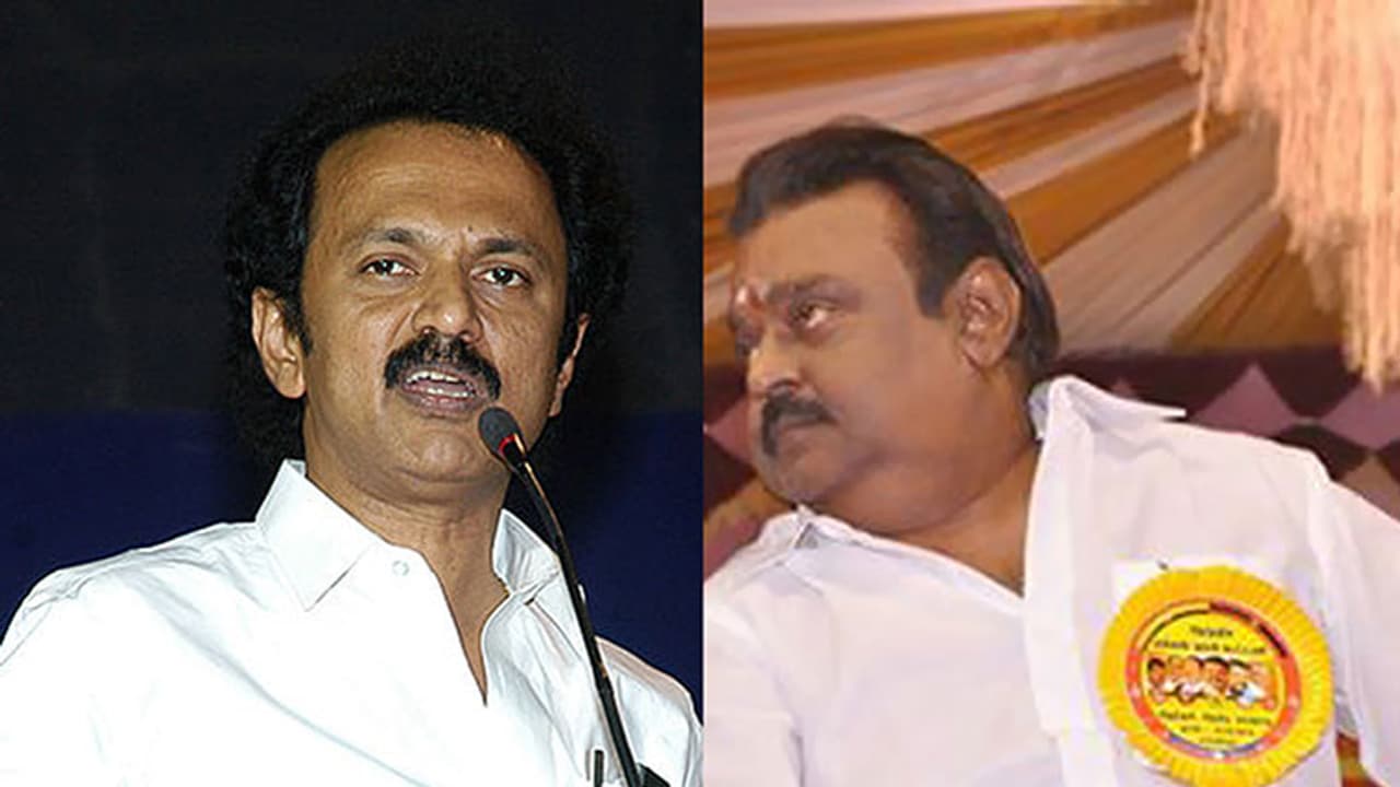 Tamil Nadu elections: Stalin, Vijayakanth file nominations Tamil Nadu elections: Stalin, Vijayakanth file nominations