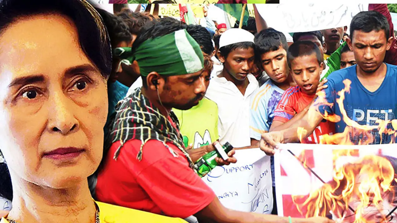 ರೋಹಿಂಗ್ಯಾ ಮುಸಲ್ಮಾನರನ್ನು ದೇಶಕ್ಕೆ ಸೇರಿಸಿಕೊಳ್ಳಲು ಮಯನ್ಮಾರ್ ಸಿದ್ದ: ಸಾನ್ ಸು ಕಿ ರೋಹಿಂಗ್ಯಾ ಮುಸಲ್ಮಾನರನ್ನು ದೇಶಕ್ಕೆ ಸೇರಿಸಿಕೊಳ್ಳಲು ಮಯನ್ಮಾರ್ ಸಿದ್ದ: ಸಾನ್ ಸು ಕಿ