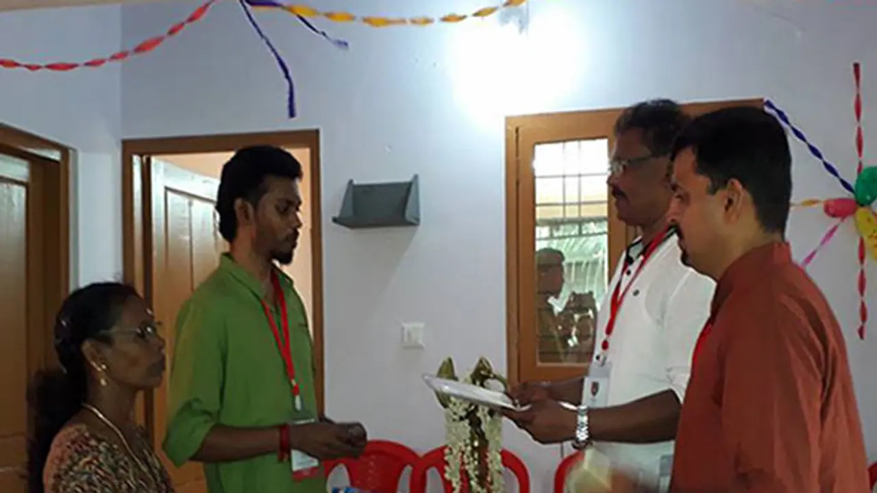 Kerala based Facebook group gifts house to bedridden youth, family Kerala based Facebook group gifts house to bedridden youth, family