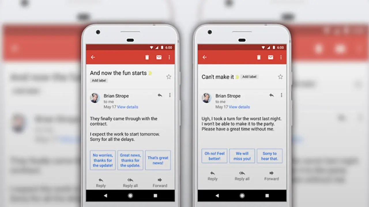 Gmail will help you with Smart Replies: All you need to know Gmail will help you with Smart Replies: All you need to know